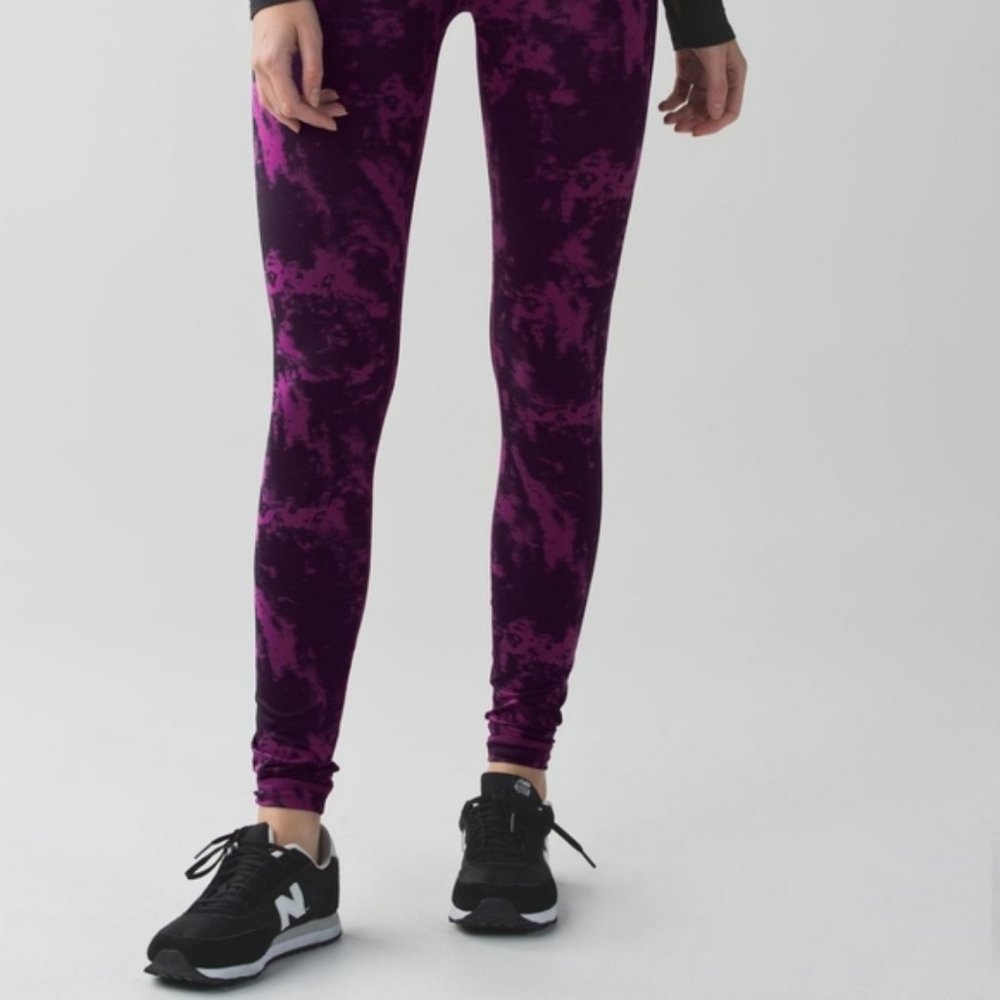 Lululemon Wunder Under Tie-Dye Leggings